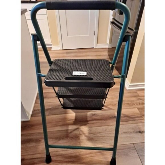 3 Step Ladder, Folding Step Stool with Wide Anti-Slip Pedal, 500 lbs Sturdy - Picture 1 of 2